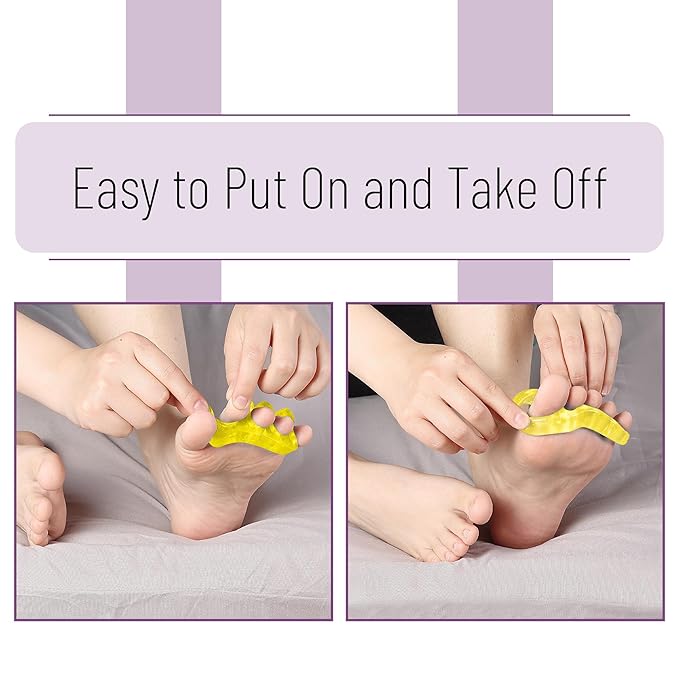 Dr. JK- ToePal Gel Toe Separator, 2 Pairs, Toe Spacers, Bunion Corrector
