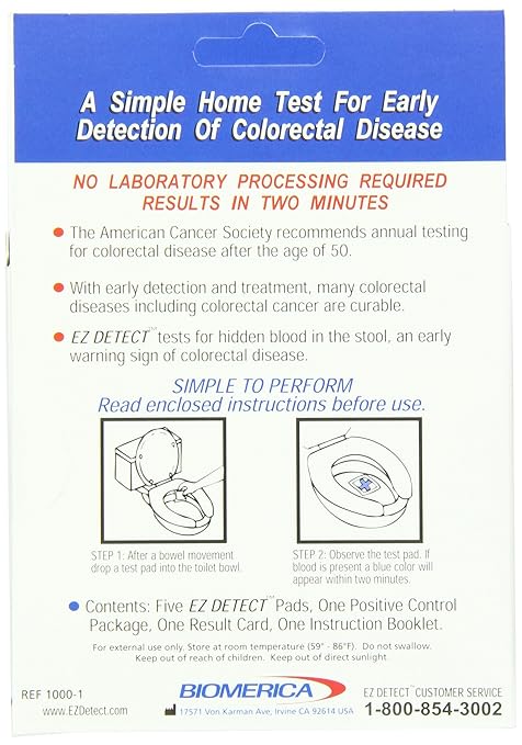 EZ Detect Colon Disease Test