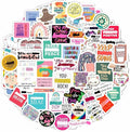 BulbaCraft 100Pcs Funny Motivational Stickers with Swear Words - Funny Adult Stickers, Quotes Decals for Water Bottles, Motivational Decals, Gifts for Women & Men