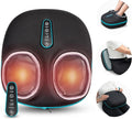 2-in-1 Shiatsu Foot and Back Massager with Heat, Foot Warmer Heating Pad for Circulation and Pain Relief, Plantar Fasciitis, Adjustable Kneading Massagers, Gifts for Women,Men