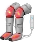 Snailax Leg Massager for Circulation and Pain, FSA or HSA Eligible, Leg Massager Machine with Heat and Air Compression, 3 Modes & 3 Intensity, Leg Calf Foot Wraps Massage Boots,Gifts