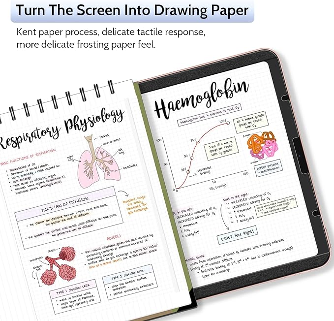 2 Pack Magnetic Screen Protector for iPad Air 5th 4th & iPad Pro 11"(2018-2022) Feel Like Writing Drawing On Paper, Removable Matte Anti Glare