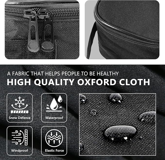 Home Blood Pressure Monitor Portable Storage Organizer Bag with Handle Compatible with Smart Upper Arm Blood Pressure Monitor,Digital Wrist Blood Pressure Monitor Travel Carrying Storage Bag(Bag Only)