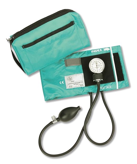 Prestige Medical 882-TEA Sphygmomanometer with Color Coordinated Carrying Case, Teal