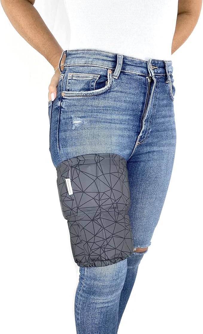HurtSkurt® Premium Ice Therapy Sleeve – Blackout XL – Stretch-Fit Wearable Cold Compression Wrap for Knee, Leg, Elbow & Ankle Recovery