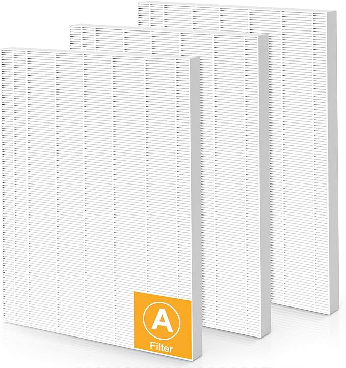 115115 Replacement Filters A Size 21 for Winix PlasmaWave 5300-2, C535, 6300, 5300, 6300-2, P300, AM90, 9000, 5000, 5000B, C909, 9800 Air Purifier, 3 True HEPA Filters