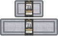 Mattitude Kitchen Mats Set of 2 Cushioned Rugs 0.47 inch Thick Anti-Fatigue Mats for Kitchen Floor,Waterproof Non-Slip Mats and Rugs Set for Office,Floor,Laundry 17.3"×29"+17.3"×59",Grey