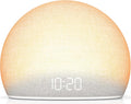 HOUSBAY Sunrise Alarm Clock with White Noise Sound Machine – Wake-Up Light for Bedroom, 5 Gentle Alarm Sounds, 20 Soothing Sleep Sounds, Dimmable Display, Phone-Free Bedside Clock