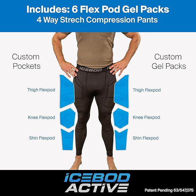 Gel Ice Packs for Thighs, Knees and Shins.