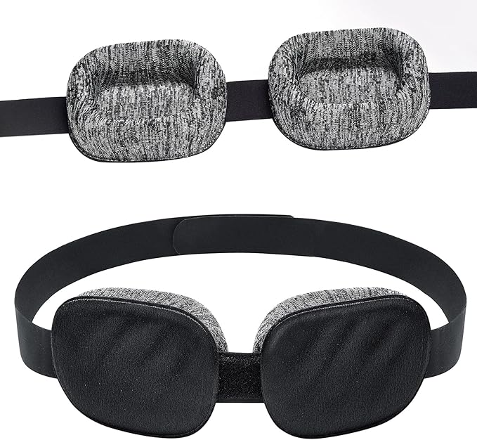 Eye Mask for Sleeping - 100% Blacking Sleep Mask for Men Women, Sleeping Mask with Adjustable Night Blindfold Flight, Travel, Nap