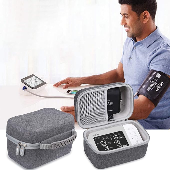 Aproca Case Compatible with OMRON Platinum Gold Blood Pressure Monitor, Portable Storage Bag for Accessories (Case Only)