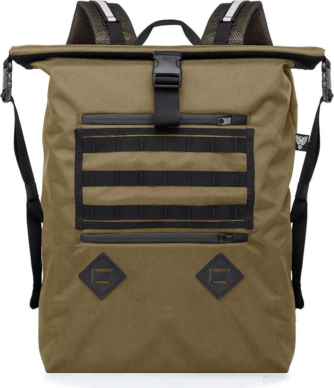 Xtreme Sight Line ~ AQUA RT ~ Large Water-Proof Faraday Backpack for Laptops, Tablets, and Mid-Size Electronics ~ Tracking/Hacking Defense ~ Fits most laptops up to 17" ~ Coyote Brown