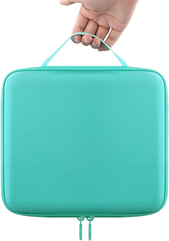 co2CREA Hard Case Replacement for OMRON Platinum BP5450 / Platinum BP5465 / OMRON Gold BP5350 / Gold BP5360 Upper Arm Blood Pressure Monitor, Mint Green
