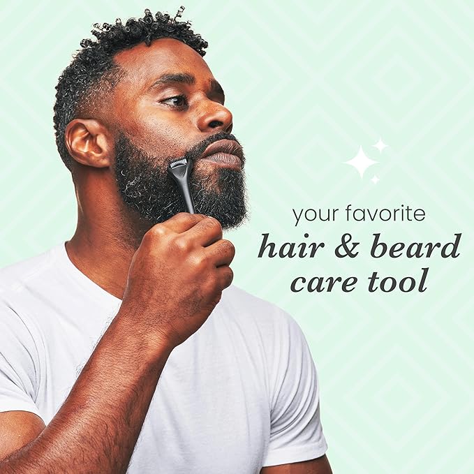 Derma Roller Microneedling Roller for Face, Beard, Hair - Includes Free Storage Case, for Men and Women