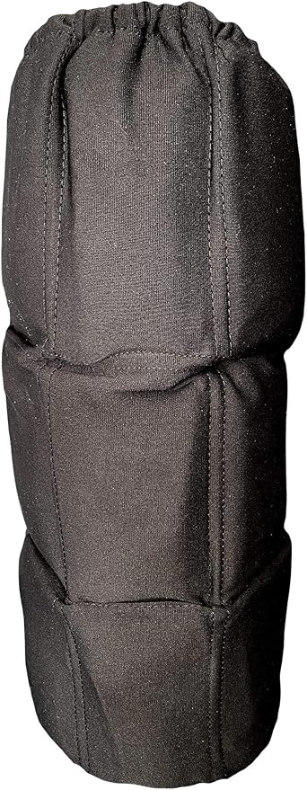 HurtSkurt® Premium Ice Therapy Sleeve – Flat Black Large – Stretch-Fit Wearable Cold Compression Wrap for Knee, Leg, Elbow & Ankle Recovery