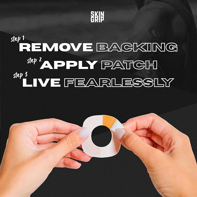 Skin Grip Adhesive Patches Compatible with Dexcom G7 & Stelo CGM with Cutout – Waterproof & Sweatproof Cover for Continuous Glucose Monitor Sensor, Stays Secure for 10-15 Days – 20 Pack, Rainbow Pack
