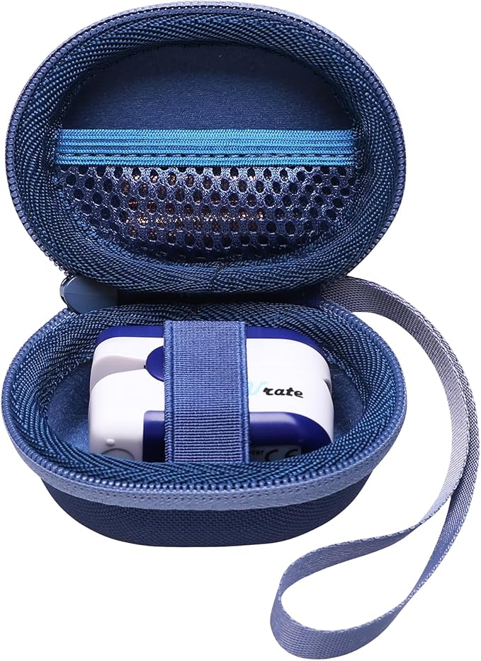 Blue Pulse Oximeter Case for Zacurate, Innovo, Vibeat, iHealth, Santamedical, Children Fingertip Pulse Oximeter Blood Oxygen Saturation Monitor (Case Only)