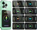 Protection Sticker for Cell Phone，Smart Phone/Laptop/Tablet/All Devices-4.2 x 2.4 x 0.015 inches - Black 8 pcs
