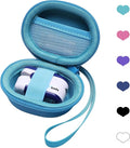 L LTGEM Peacock Blue Pulse Oximeter Case for Zacurate, Innovo, Vibeat, iHealth, Santamedical, Children Fingertip Pulse Oximeter Blood Oxygen Saturation Monitor (Case Only)