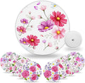 HONYOU Libre 2 Plus Sensor Covers Waterproof 15 Days Long-Stay Lingo Glucose Monitor Patch Pink Floral Pattern CGM Sensor Overpatch No Hole, Hypoallergenic & Latex-Free Sweatproof 15Pack