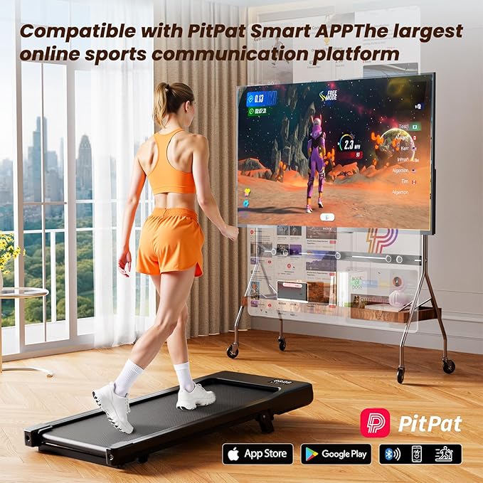 MJWW Walking Pad with Incline, 6% Manual Incline Under Desk Treadmill 3-in-1 for Home Office, Walking Pad Treadmill with 2.5HP Quiet, LED Display & 300LB Capacity