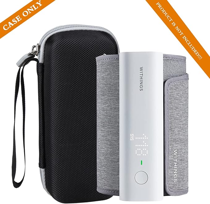 Aproca Case Compatible with Withings BPM BPM Connect Digital Blood Pressure Cuff & Heart Rate Monitor, Portable Storage Bag for Accessories (Case Only)