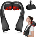 ALLJOY Shiatsu Neck and Back Massager with Heat, Deep Tissue Kneading Electric Massager for Shoulder, Lumbar, and Leg Pain Relief, Self-Care Wellness Gifts for Women Men Mom Dad