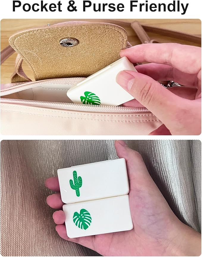 5 Pack Small Pill Organizer, Portable Travel Pill Case with 3 Compartments, BPA-Free Pill Box for Purse, Pocket, Daily Vitamins and Pills