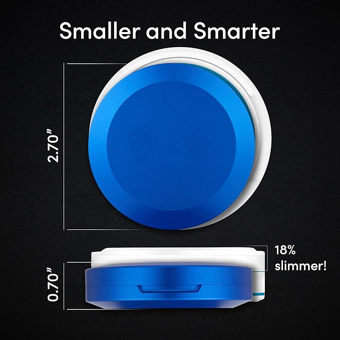Aluminum Zyn Can – Slim Metal Zyn Container for Pouches & Snus | Core Series | Glacier Blue