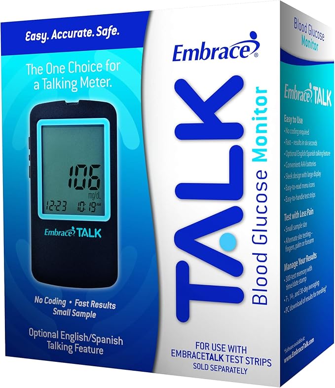 Embrace Talk Blood Glucose Meter