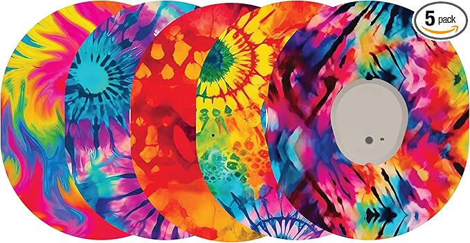 Glucomart Adhesive Patches for Dexcom G7 & Infusion Sets (5 Count) – Maximum Strength CGM Patches, Waterproof & Sweatproof, 10-Day+ Overpatch, Hypoallergenic Overlay
