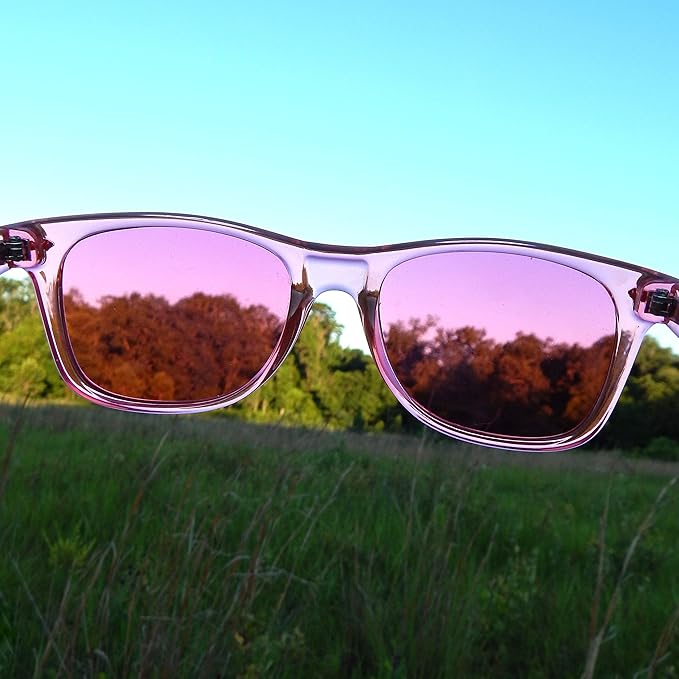 PURPLE CANYON Rose Color Therapy Glasses for Chakra Healing, Chromotherapy, and Mood