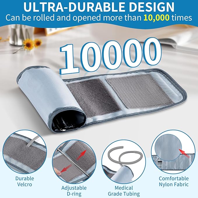 Small Blood Pressure Cuff Tailored for 4.7’’-9.5’’(12-24CM) Arm Circumference BP Replacement Cuff for Pediatric and Women S(Small) 6 Connectors (BP Cuff Included Only)