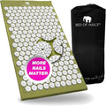 Bed of Nails The Original Premium Acupressure Mat, 8,820 Acupuncture Pressure Points for Back Pain Relief, Increased Energy, Relaxation, FSA/HSA Eligible, with Drawstring Bag, 29 x 16 x 1, Green