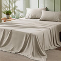 Bedsure King Size Sheets Set - 4 Pieces Soft King Sheets - Breathable & Cooling - Hotel Luxury - Easy Care Polyester Microfiber Bedding for Women, Men, Linen