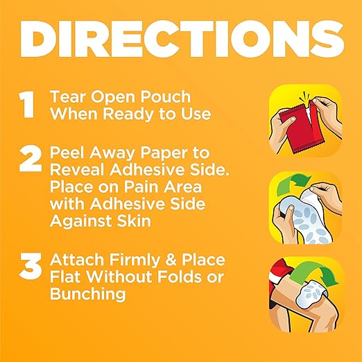 ThermaCare Portable Muscle Therapy Heating Pads - Multi-Purpose Adhesive HeatWraps for Back, Neck, Joint, & Menstrual Pain Relief - Drug-Free, Discreet, Long-Lasting Heat Therapy - Pack of 8