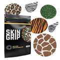 Skin Grip Adhesive Patches for Dexcom G7 & Stelo CGM – Waterproof & Sweatproof Cover for Continuous Glucose Monitor Sensor, Stays Secure for 10-15 Days – 10 Pack, (Animal Prints)