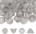 40 Pieces 3/4 Inch Bowl Screens Filters, Stainless Steel Mesh Clean Screens with Tapered Design Screens Mini Metal Filters Reusable Filters Self-Adjustable Size Filter