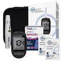 TRUENESS Blood Glucose Meter Bundle - Blood Glucose Monitor, Case, 100 Test Strips, 100 Lancets, Lancing Device - Fast, Easy Testing Supplies for Home Use