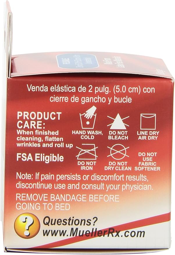MUELLER Sports Medicine Elastic Bandage, All-Purpose Support Wrap, Self Adhesive Bandage Wrap, Athletic Compression Sleeve for Injuries and Pain Relief, Beige