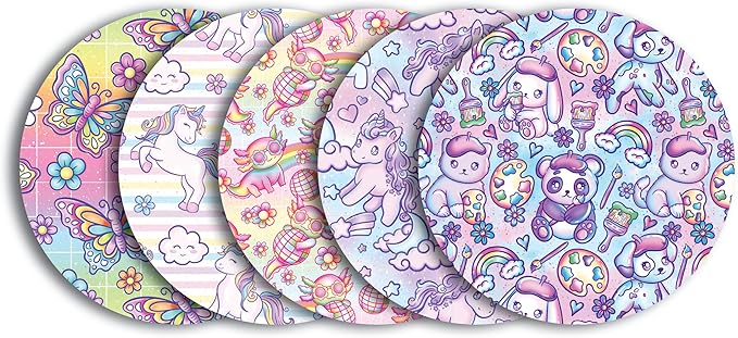 Glucomart Adhesive Patches for Freestyle Libre 3, Lingo, Instinct, Dexcom G7 & Stelo (5 Count) – Strong CGM Patches, Waterproof & Sweatproof, 15-Day+ Hypoallergenic Overpatch (Glow Pop)