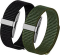 2 Pack Nylon Loop Sport Replacement Strap Compatible with Hume Band,Adjustable Soft Bands for Women Men,Breathable Lightweight Wristband for Fitness Tracker