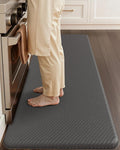 Color&Geometry 0.71" Extra Thick Anti Fatigue Cushion Kitchen Floor Mat,Easy Clean, Water & Oil Proof, Non Slip, Foam Padded Runner Rug for Front Sink,20"x 39" Grey (2.0 Version)