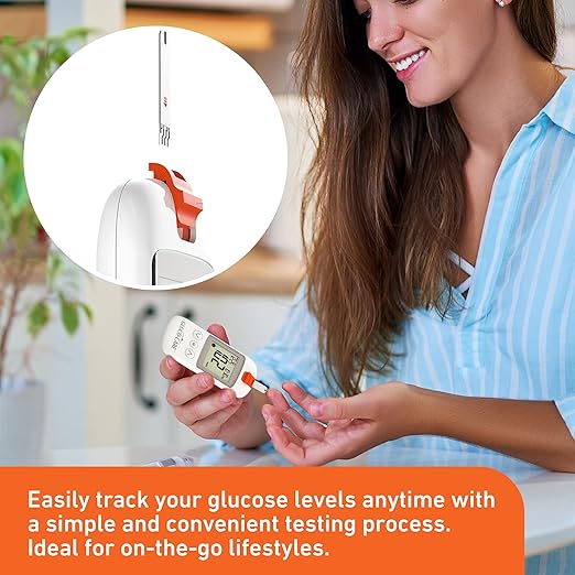 Glucose Test Strips 50/bx, High Acuracy and Fast Results, Diabetes/Sugar Testing