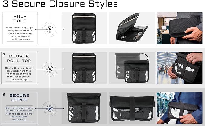 Xtreme Sight Line ~ Faraday Bag for Laptops and Other Large Electronics (23" x 16") ~ Data Security for Executive Travel ~ Shoulder Strap Included ~ Tracking/Hacking Defense