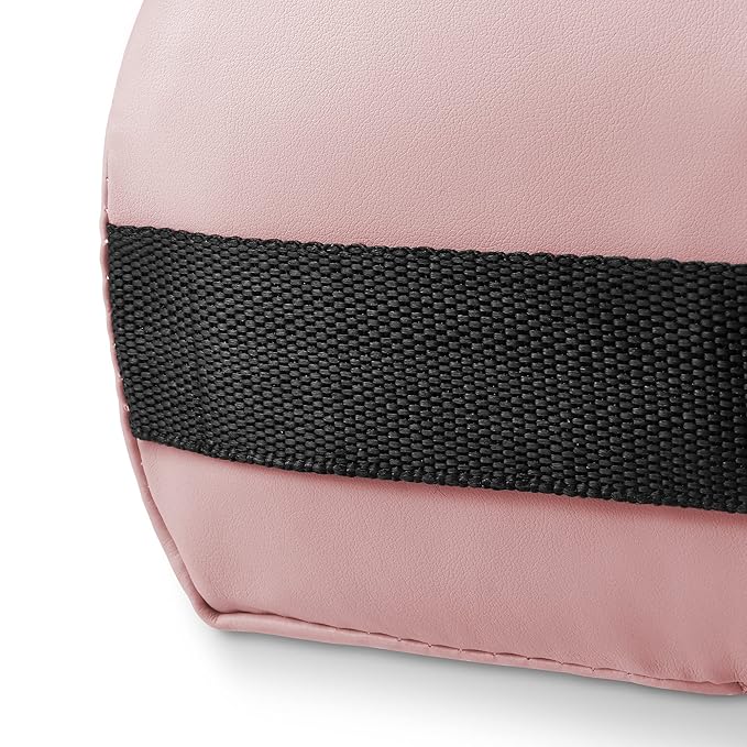 Saloniture 3/4 Round Massage Table Bolster Under-Knee Pillow Pad - 26 x 6 x 4-1/2 Inch - Pink