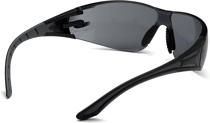Pyramex Endeavor Plus Safety Glass Black/Gray Frame With Foam Padding Clear H2MAX Anti-fog Lens