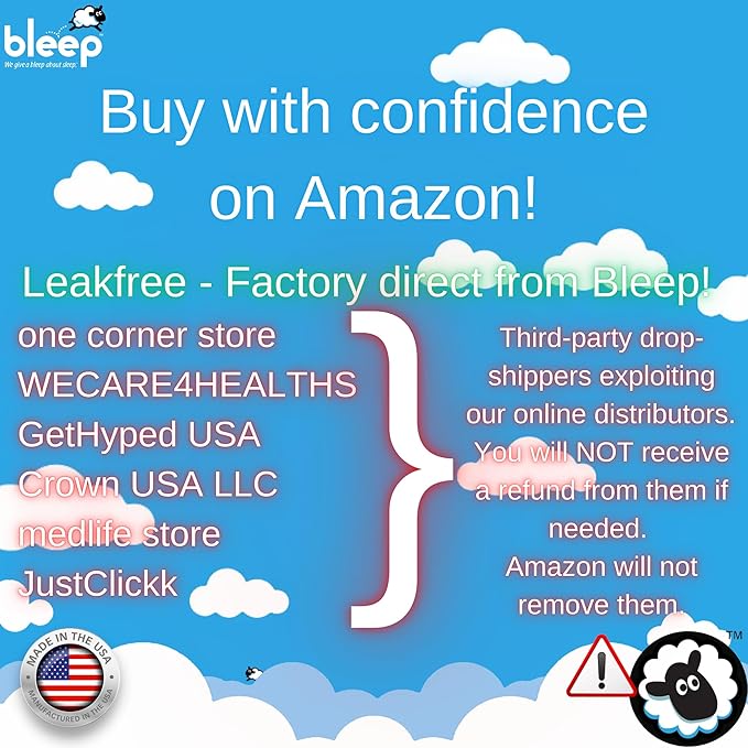 Bleep Dreamports for DreamWay Connector, CPAP Mask Replacement, Mask-Free Sleep Apnea Solution, No Nasal Insertion, Skin-Friendly Adhesive, 48 Night Supply, 96 Count Box