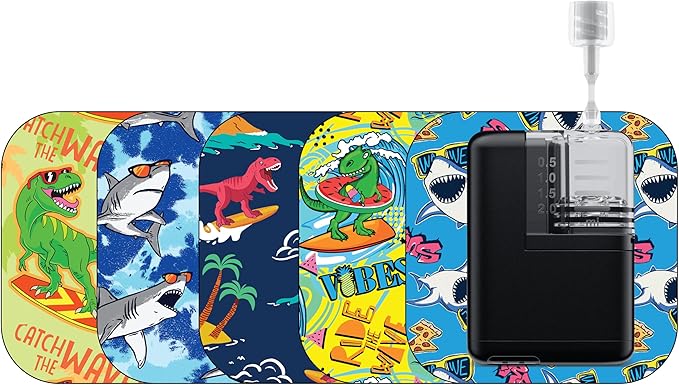 Glucomart Adhesive Patches for Mobi – Maximum Strength Patches, Waterproof & Hypoallergenic (Surf Variety Pack) (Mobi Sleeve)