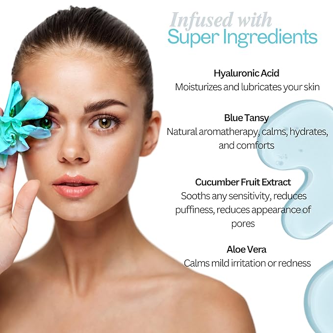 Red Light Therapy Activation Essence | Amplifies LED Wands, Masks & Skincare Devices | Blue Tansy, Aloe, Cucumber & Hyaluronic Hydration | Clean Formula | Use w/Home Skincare Technology